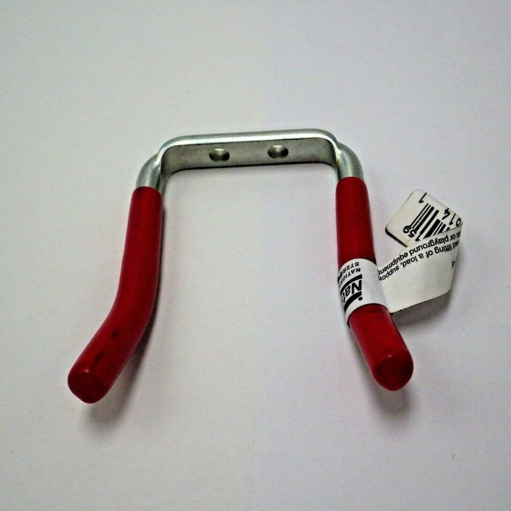 National  Red Vinyl Coated Hook  Tool Storage Organization 2 3/4 inch N271 017